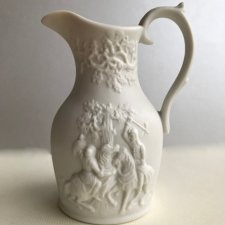 Portmeirion Parian ❀ڿڰۣ❀ Mlecznik z biskwitowej porcelany ❀ڿڰۣ❀ Scenki rodzajowe