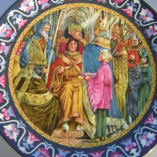 wedgwood  1986 the legend of king Artur  kolekcjonerski talerz bradex