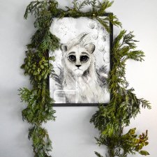 ARLO - plakat na płótnie, Magiczne drzwi, plakat dla dziecka, ilustracje do pokoju dziecięcego, dekoracje dla dzieci