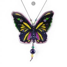 Naszyjnik Motyl - Honey Butterfly XXL wisior z żywicy