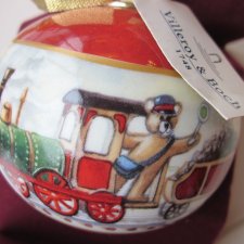 VILLEROY & BOCH - TOY'S ORNAMENTS  - ciekawa porcelanowa ozdoba  BOMBKA  - nowa w firmowym opakowaniu