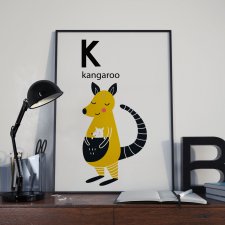 Plakat Kangur alfabet