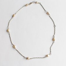 NASZYJNIK VINTAGE PERŁY