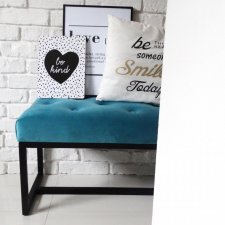 Ławeczka ławka LOFT STYLE nowoczesny styl nowoczesna pufa siedzisko do przedpokoju pikowana glamour indriustial