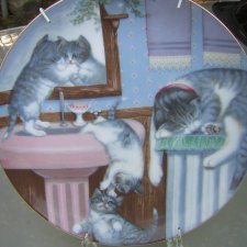 The Hamilton Collection 1988  Country Kitties by G. Gerardi