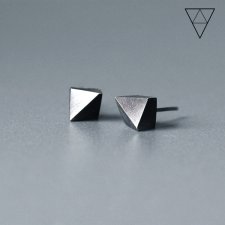 Srebrne kolczyki minimalistyczne DIAMOND