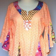 Salmon blouse