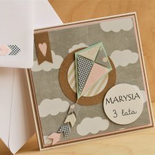 Kartka na urodziny dziewczynki