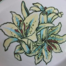 orchid  lata 70-e Oryginał  design  royal worcester palissy England