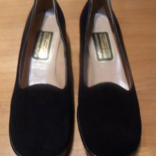 Zamszowe buty retro 25,2 cm