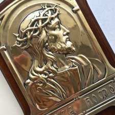 Art Nouveau relief plaque 1905r. ❀ڿڰۣ❀ Ecce Homo ❀ڿڰۣ❀