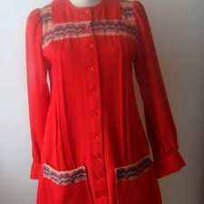 WEŁNIANA SUKIENKA/TUNIKA*