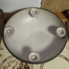 ceramiczny świecznik na dekoracje  i świece