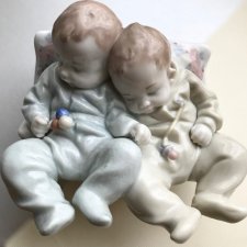 Rarytas!  ❀ڿڰۣ❀ LLADRO 1990r. - Bliźniacza  figurka ❀ڿڰۣ❀