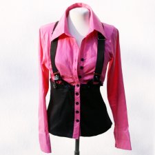 PINK BLUZKA UZSA Z SZELKAMI