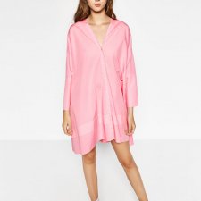 koszulowa sukienka zara