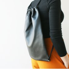 Plecak - Black Leather
