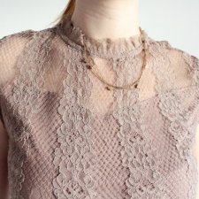 KOBIECY KORONKOWY TOP
