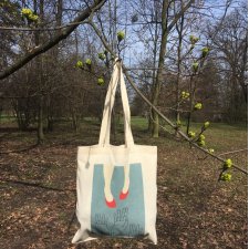 Torba bawełniana z autorską grafiką