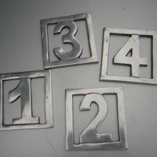 aluminiowe cztery Bombay duck  London designerskie praktyczne matematyczne