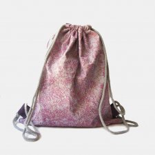 Różowo-fioletowy plecak