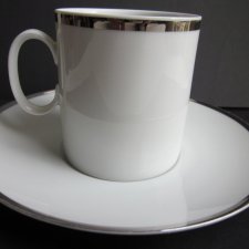 Thomas  Rosenthal Design lata  60 / 70-e duża FILIŻANKA herbaciana  ze spodkiem -talerzykiem