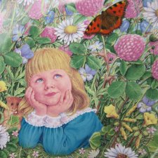 DAVENPORT 1986 -LIMITED EDITION -by LINDA WORRALL- CLASSIC CHILDREN VERSE  KOLEKCJONERSKI TALERZ PORCELANOWY-BRADEX