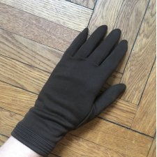 Czekoladowe cienkie rękawiczki