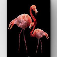 Flamingi BLACK A3