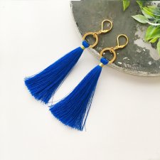 Kolczyki Boho - Cobalt