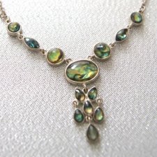 Naszyjnik z Zielonymi Kamieniami