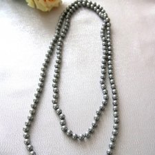 Sznur szarych pereł