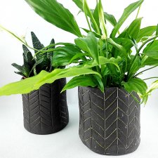 Doniczki ceramiczne 3 sztuki