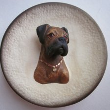 BOXER  -copyright reserved - oryginalna ceramiczna dekoracja