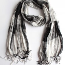 karbowany szal mereżki