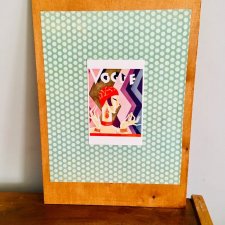 Grafika Modowa/ Vintage/ obraz / Vogue/ Plakat