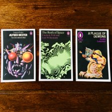 Okładki Science Fiction/ Kartki Pocztowe/wydawnictwo Penguin