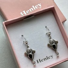 Rennie Mackintosh Rose - Kolczyki ❀ڿڰۣ❀ Srebro 925 ❀ڿڰۣ❀