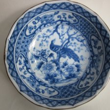 Fantasy  Japan sygnowana porcelanowa miska szlachetnie zdobiona