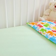 Prześcieradło 60x120 wodoodporne i oddychające zielone