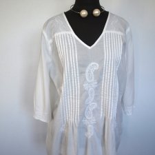 YESSICA - BIAŁA BLUZKA /TUNIKA ROZM 48/50