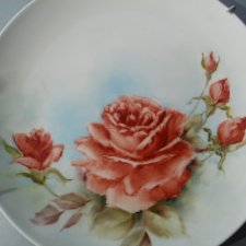 Ręcznie Malowany porcelanowy unikatowy talerz