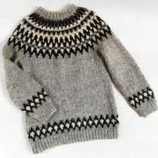 Sweter Islandzki-Hand made-wełniany