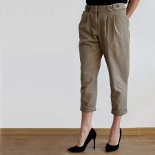 bryczesy khaki