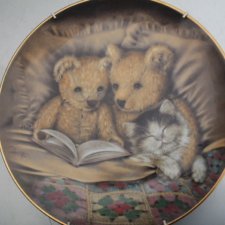 bedtime story  by Sue Willis franklin mint HEIRLOOM RECOMENDATION  porcelanowy talerz kolekcjonerski