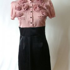 KYL * - SUKIENKA Z KWIATOWĄ APLIKACJĄ