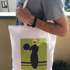 Torba bawełniana z autorską grafiką