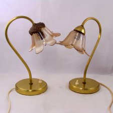 Para lamp biurkowych, lata 70.