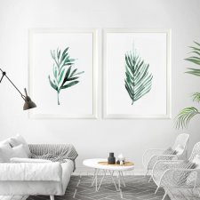 leafs | zestaw grafik | 50x70 cm