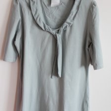 PLUS SIZE BLUZKA CIEMNA MIĘTA